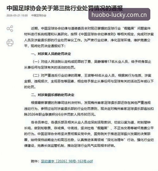 中国足球大清洗：第三批禁足名单公布的5大关键解读与行业影响